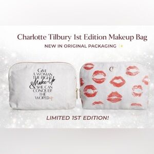 Charlotte Tilbury Makeup Bag 1st Edition (Double Sided)
